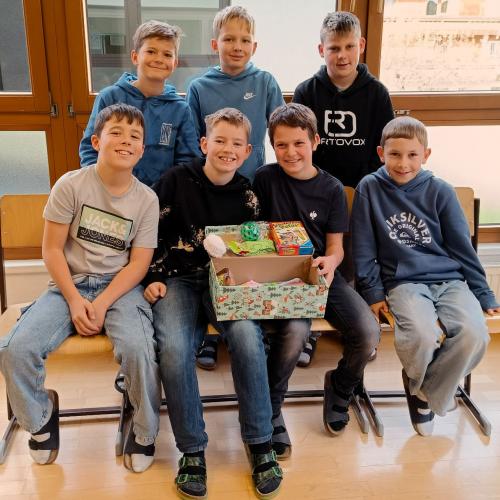 Weihnachten im Schuhkarton