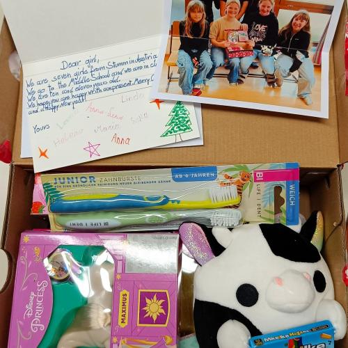 Weihnachten im Schuhkarton