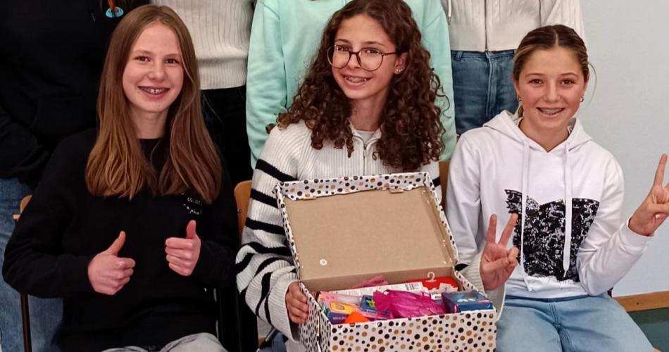 Weihnachten im Schuhkarton